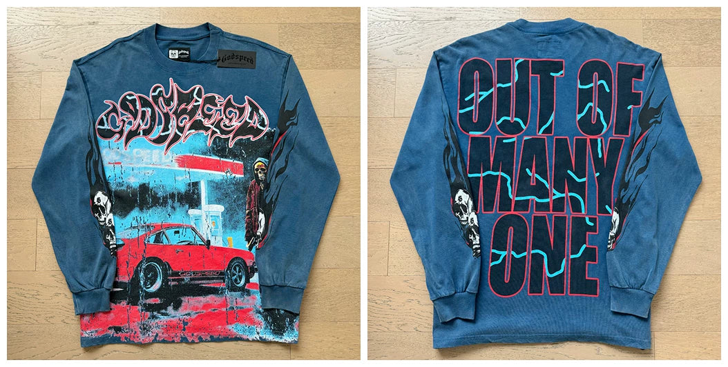 Godspeed Hip Hop Vintage Rock Heavyweight Long Sleeve