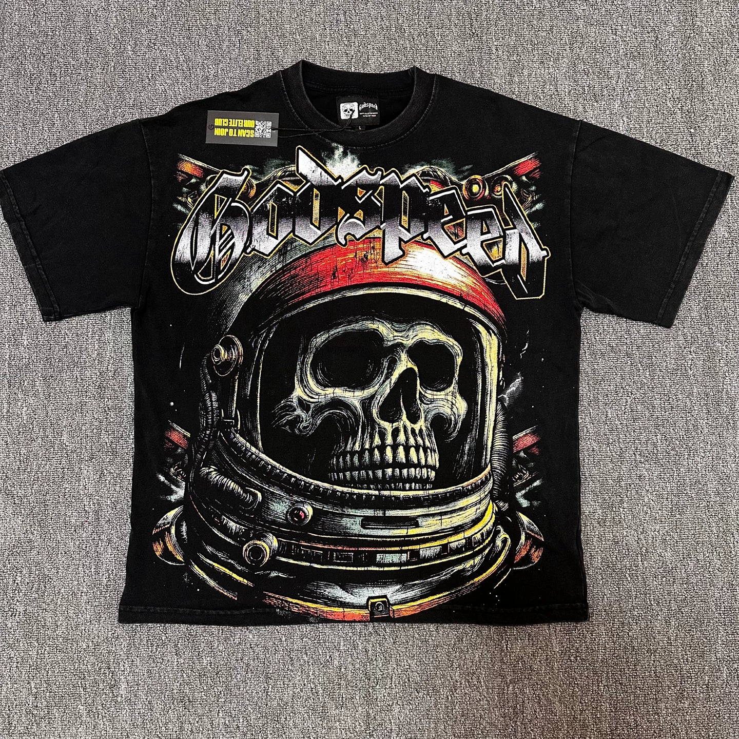 GODSPEED Vintage Washed Star Wars Rhinestone Graphic Tee