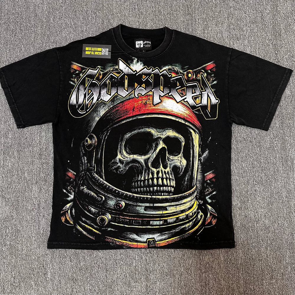 GODSPEED Vintage Washed Star Wars Rhinestone Graphic Tee