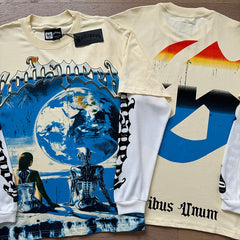 GODSPEED Vintage Washed Layered Graphic Long Sleeve Tee