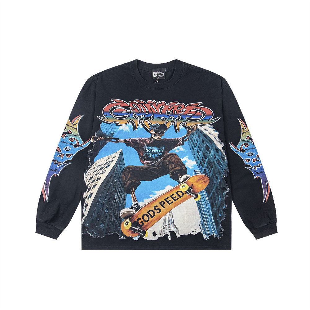 Godspeed Ollie L/S Tee Black