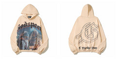 Godspeed Hip Hop Vintage High Street Printed Hoodie