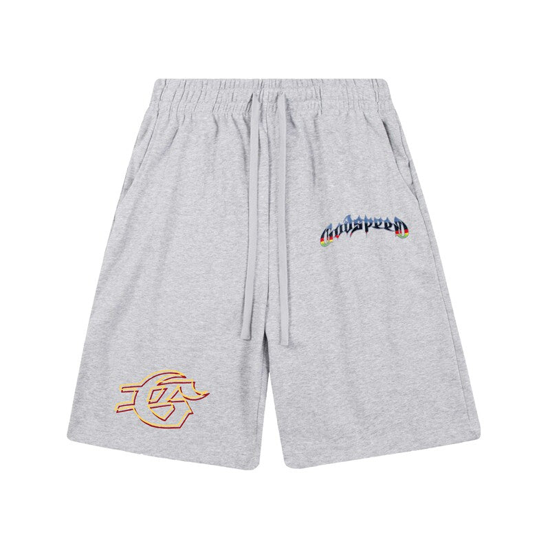 Godspeed High Street Printed Cotton Sweat Shorts