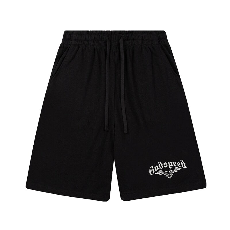 Godspeed High Street Printed Cotton Sweat Shorts