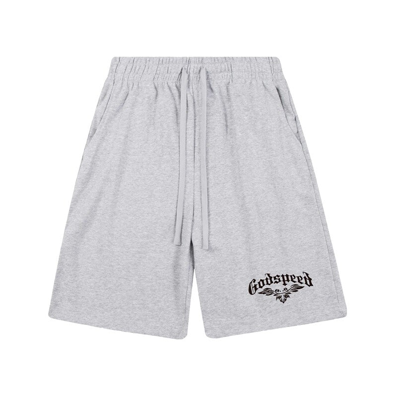 Godspeed High Street Printed Cotton Sweat Shorts