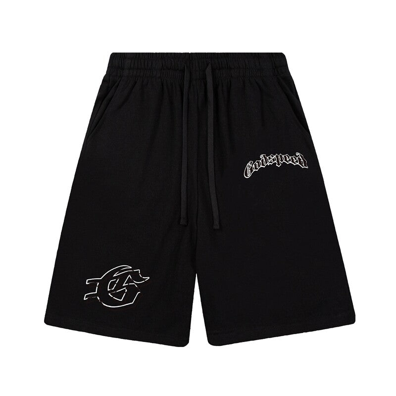 Godspeed High Street Printed Cotton Sweat Shorts
