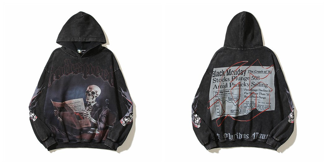 Godspeed Hip Hop High Street Printed Hoodie