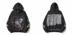 Godspeed Hip Hop High Street Printed Hoodie