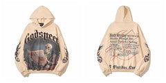 Godspeed Hip Hop High Street Printed Hoodie