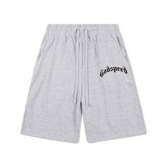 Godspeed High Street Printed Cotton Sweat Shorts