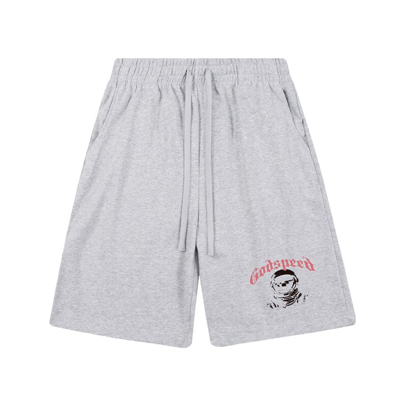 Godspeed High Street Printed Cotton Sweat Shorts