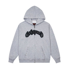 Godspeed High Street Studded Zip Up Hoodie