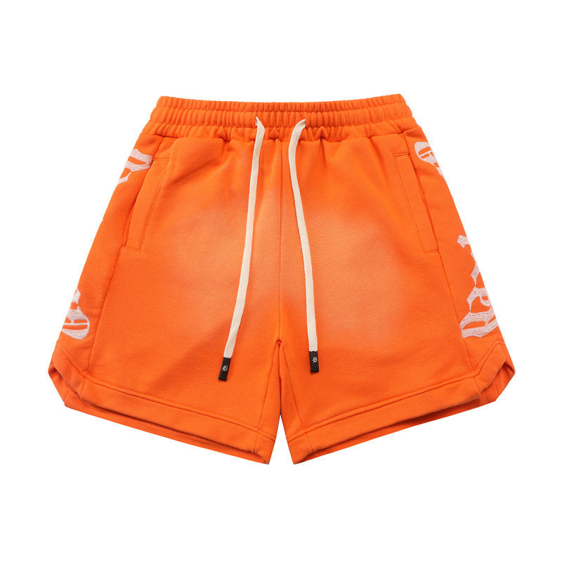 Godspeed High Street Embroidered Washed Cotton Shorts
