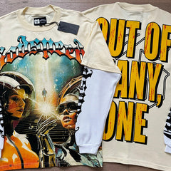 GODSPEED Vintage Washed Layered Graphic Long Sleeve Tee