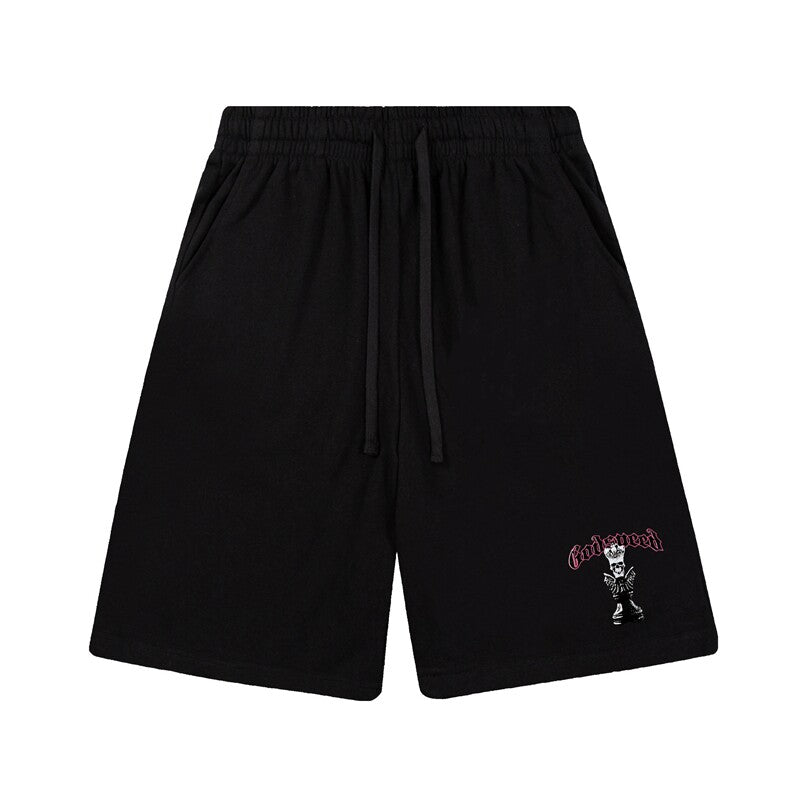 Godspeed High Street Printed Cotton Sweat Shorts