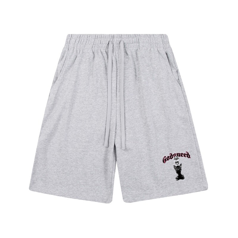 Godspeed High Street Printed Cotton Sweat Shorts