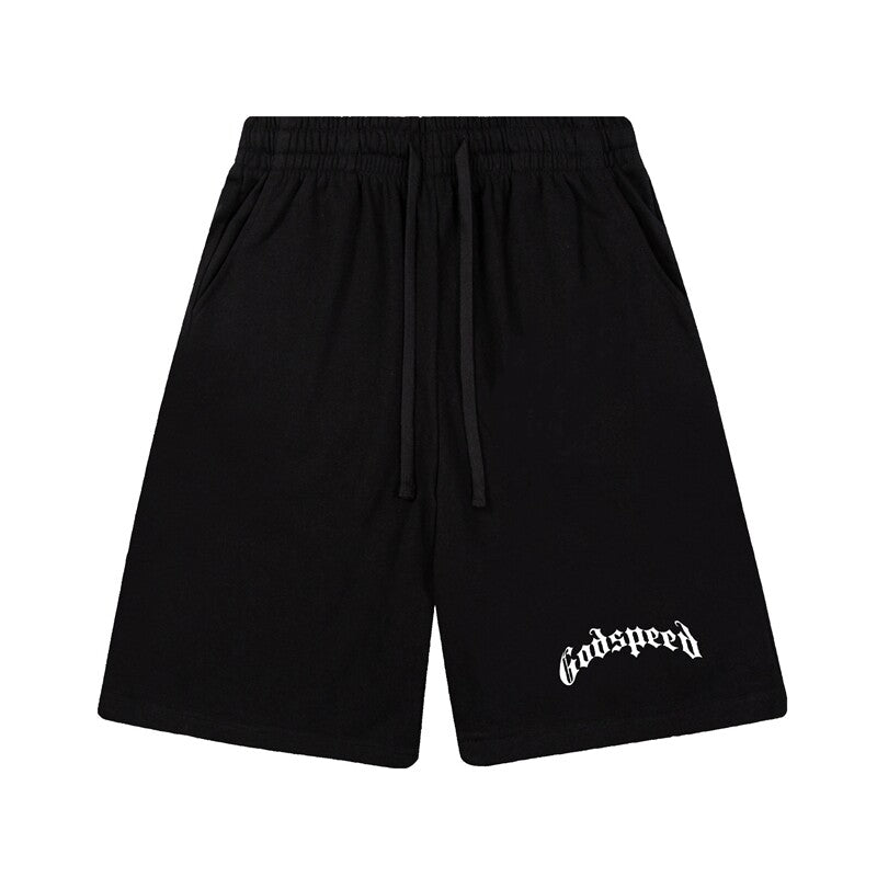 Godspeed High Street Printed Cotton Sweat Shorts