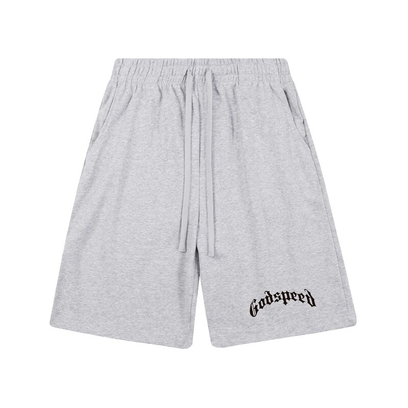 Godspeed High Street Printed Cotton Sweat Shorts