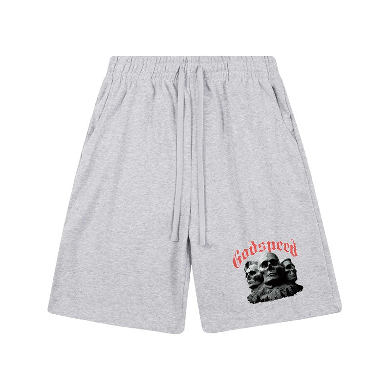 Godspeed High Street Printed Cotton Sweat Shorts