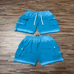 GODSPEED Vintage Cargo Multi Pocket Summer Beach Shorts
