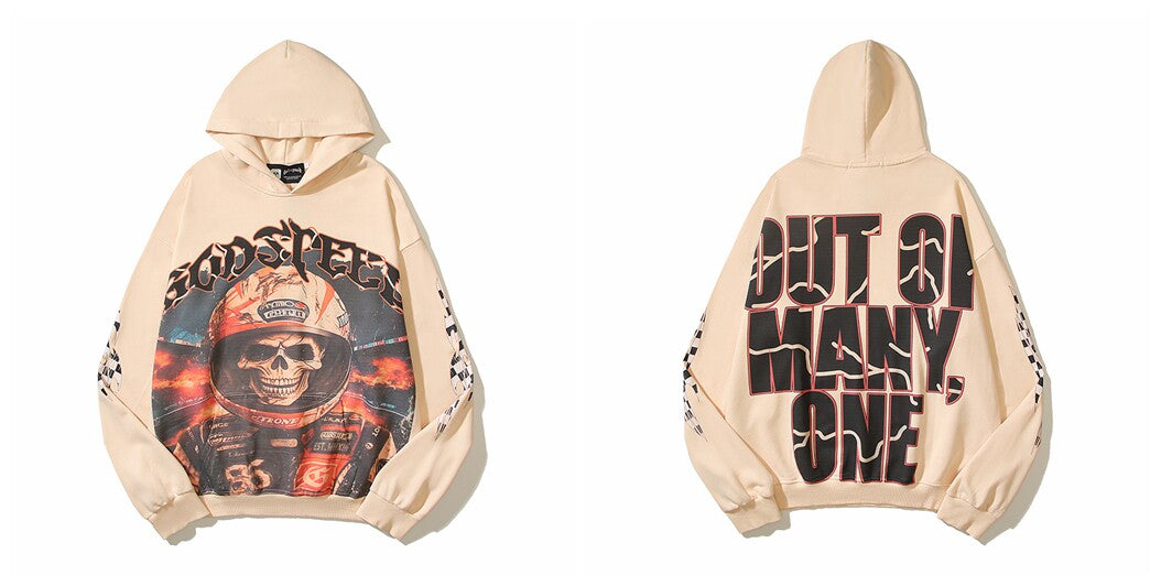 Godspeed Hip Hop Vintage High Street Printed Hoodie
