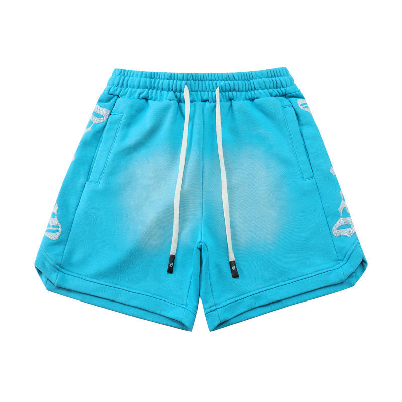 Godspeed High Street Embroidered Washed Cotton Shorts