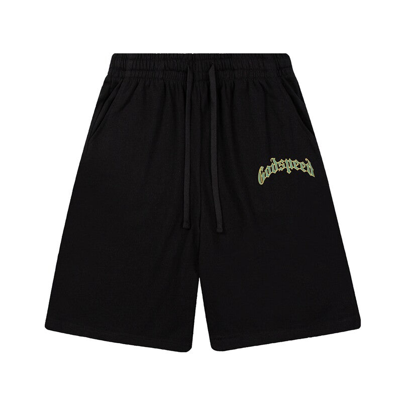 Godspeed High Street Printed Cotton Sweat Shorts