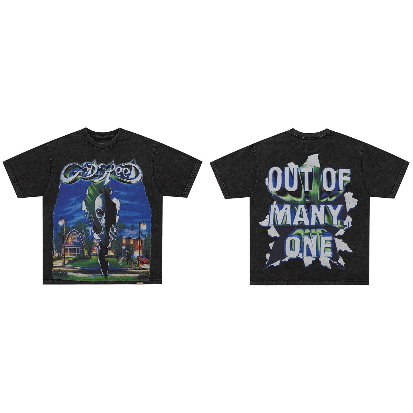 Godspeed Neighborhood Watch Tee Black