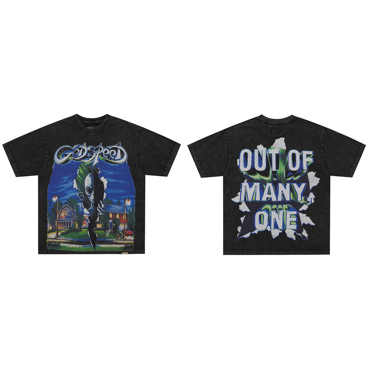 Godspeed Neighborhood Watch Tee Black