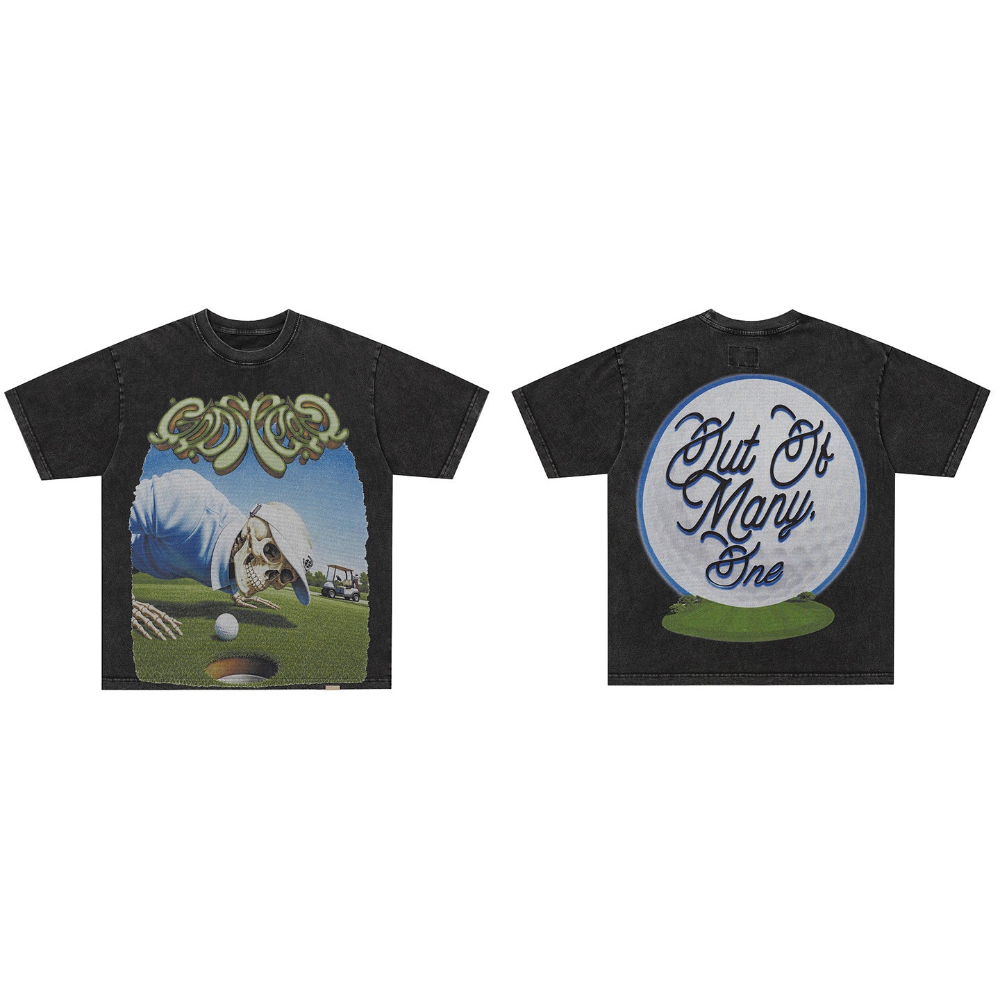 Godspeed Green Reaper Tee Black