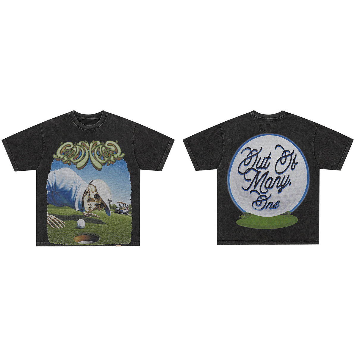 Godspeed Green Reaper Tee Black