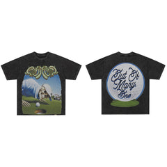 Godspeed Green Reaper Tee Black